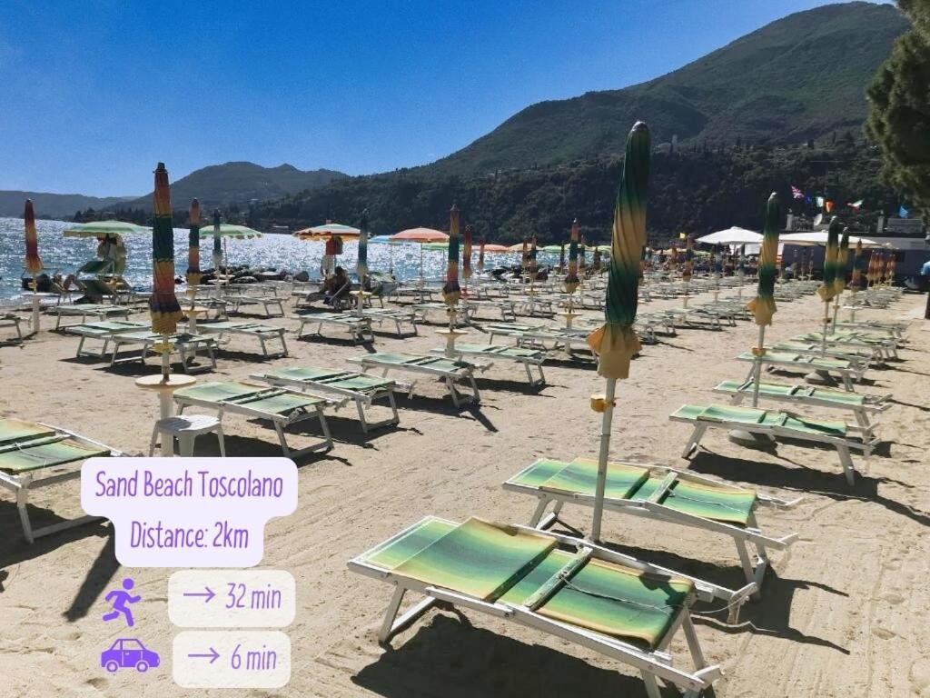 Panorama Lake View, Pool & Garden, 2 Bathrooms, Kingsize & Single-Beds, Fast Internet Toscolano-Maderno Kültér fotó