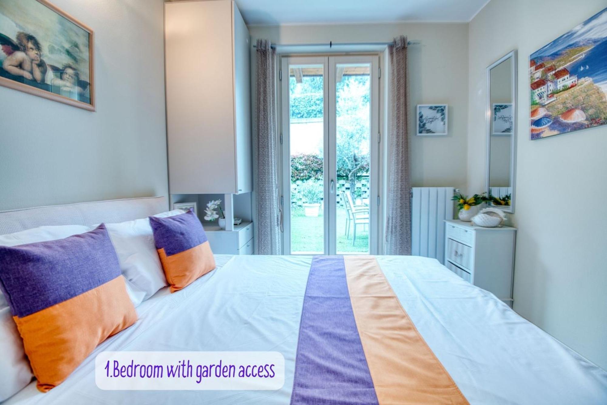 Panorama Lake View, Pool & Garden, 2 Bathrooms, Kingsize & Single-Beds, Fast Internet Toscolano-Maderno Kültér fotó