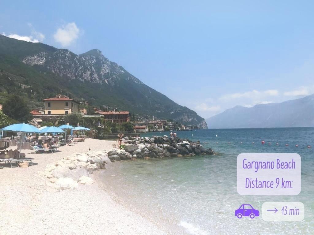 Panorama Lake View, Pool & Garden, 2 Bathrooms, Kingsize & Single-Beds, Fast Internet Toscolano-Maderno Kültér fotó